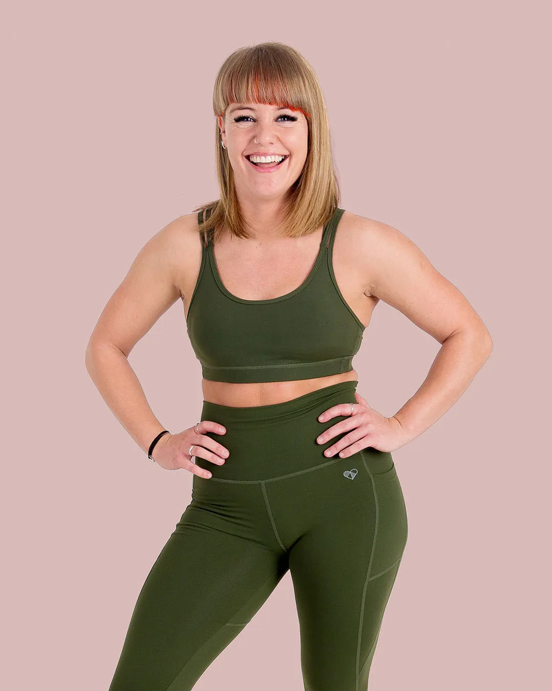 HERO Sports Bra Olive