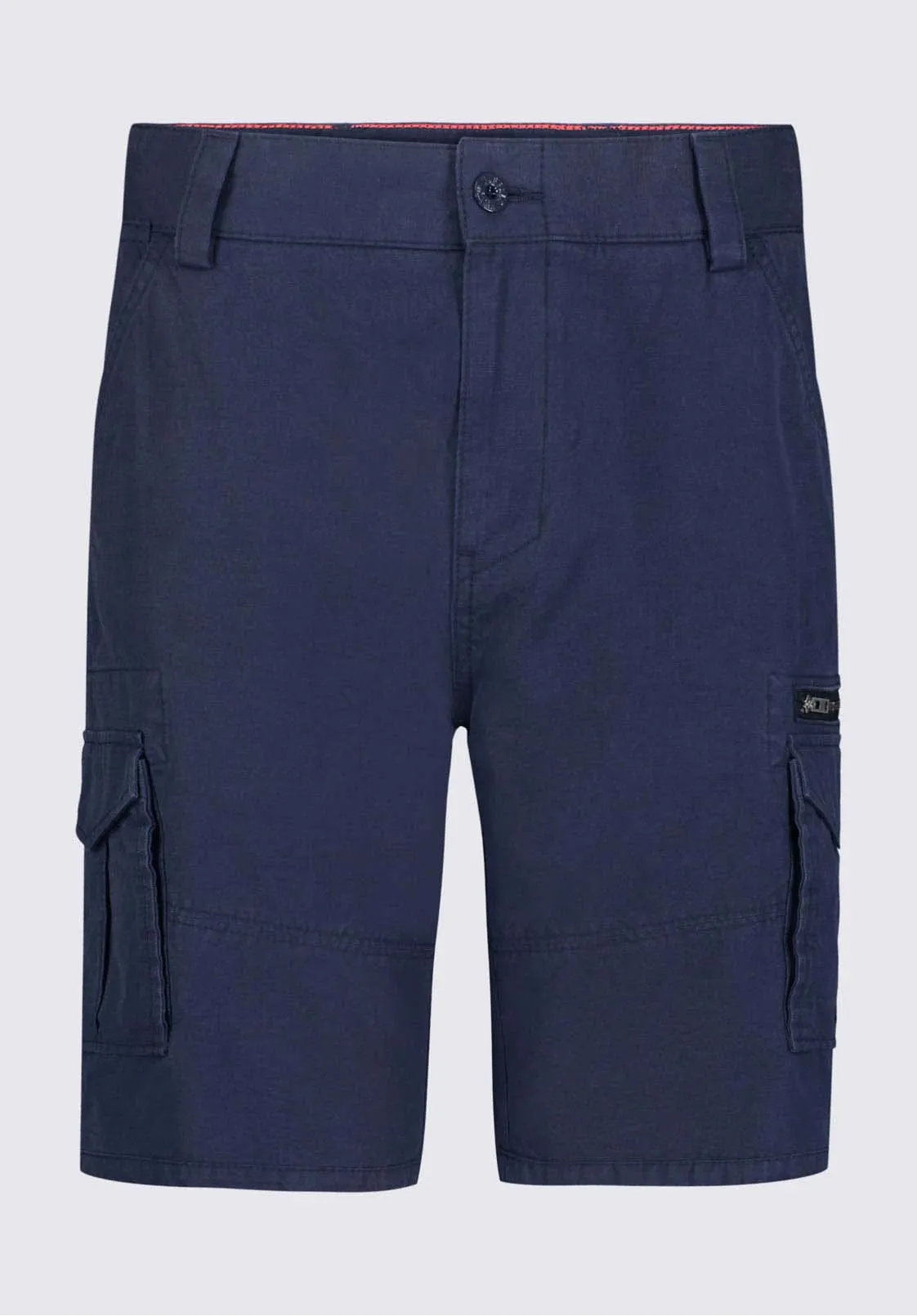 Hiero Men's Shorts with Cargo Pockets in Midnight Blue - BM24270