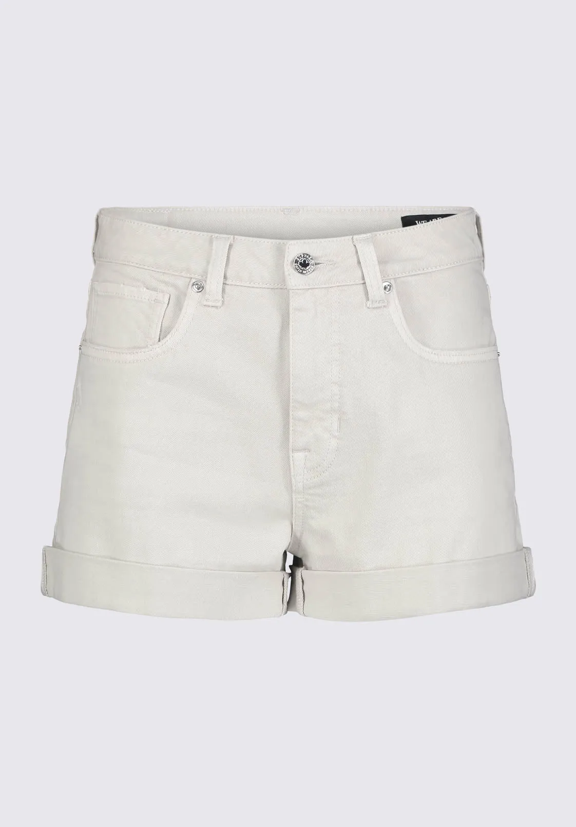 High Rise Relaxed Goldie Women's Shorts in Sandshell - BL15964