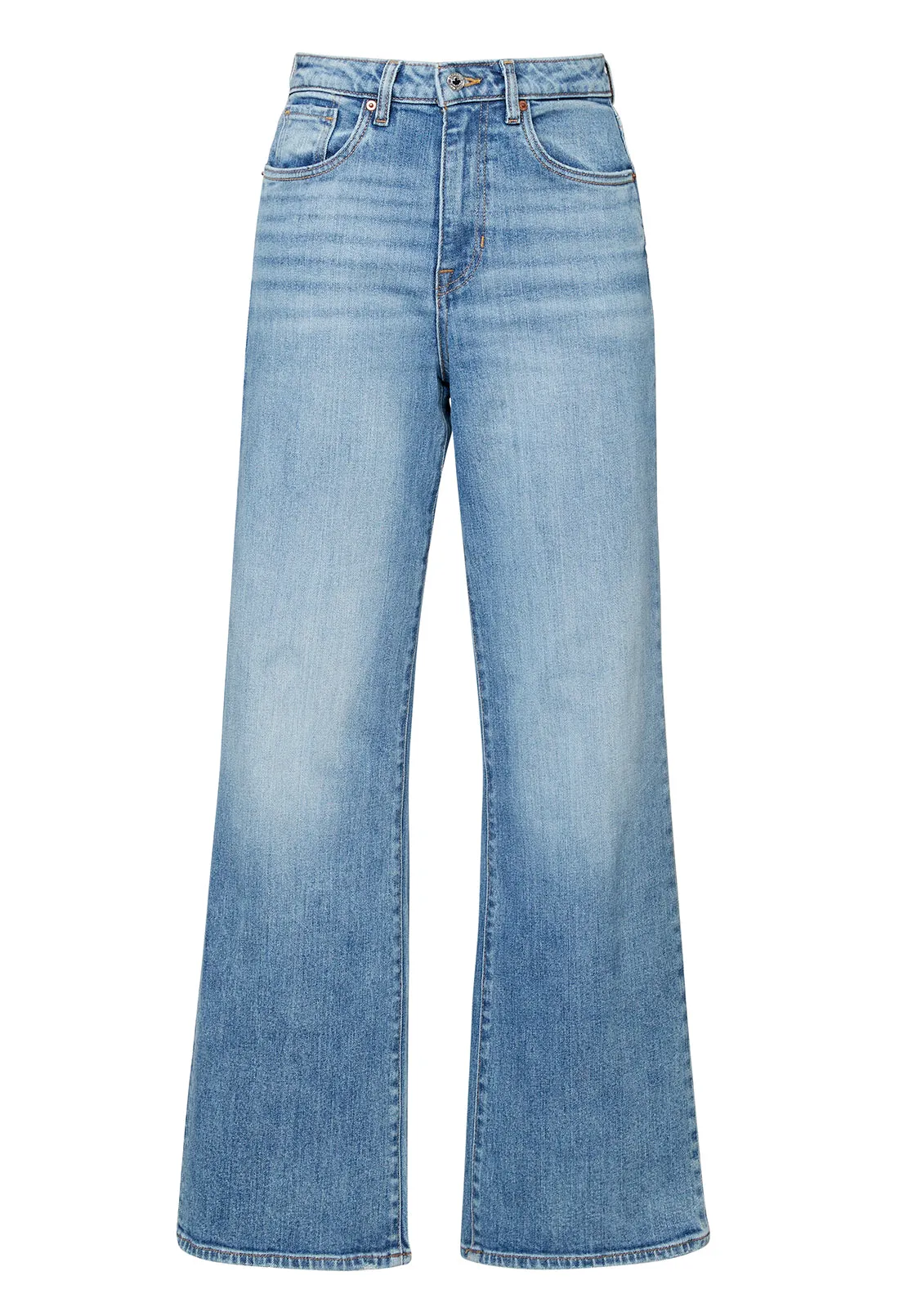 High Rise Wide Leg Addie Vintage Feel Women's Jeans - BL15901