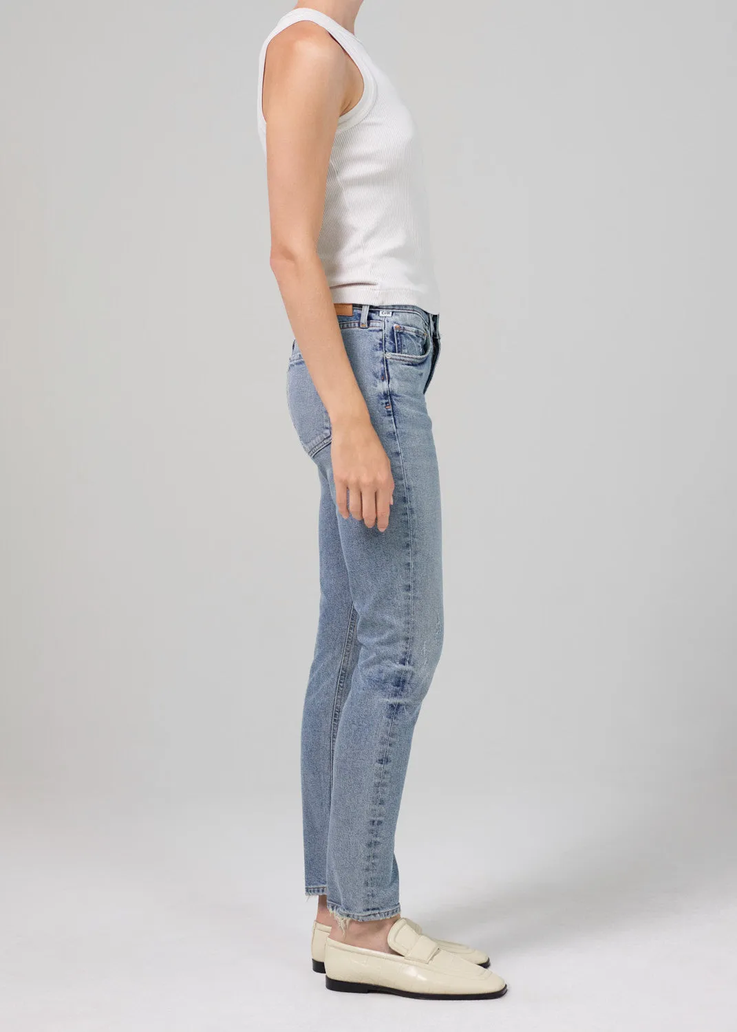 INGA LOW RISE SLIM JEAN IN ADORN