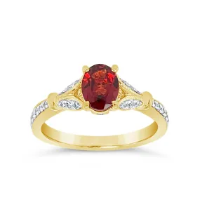 Irisa by Martin Binder Garnet & Diamond Accent Ring