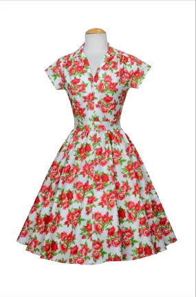 Joni Dress in Pink Floral