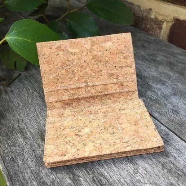 Kevin Bifold Card Holder made of cork By The Sea Collection