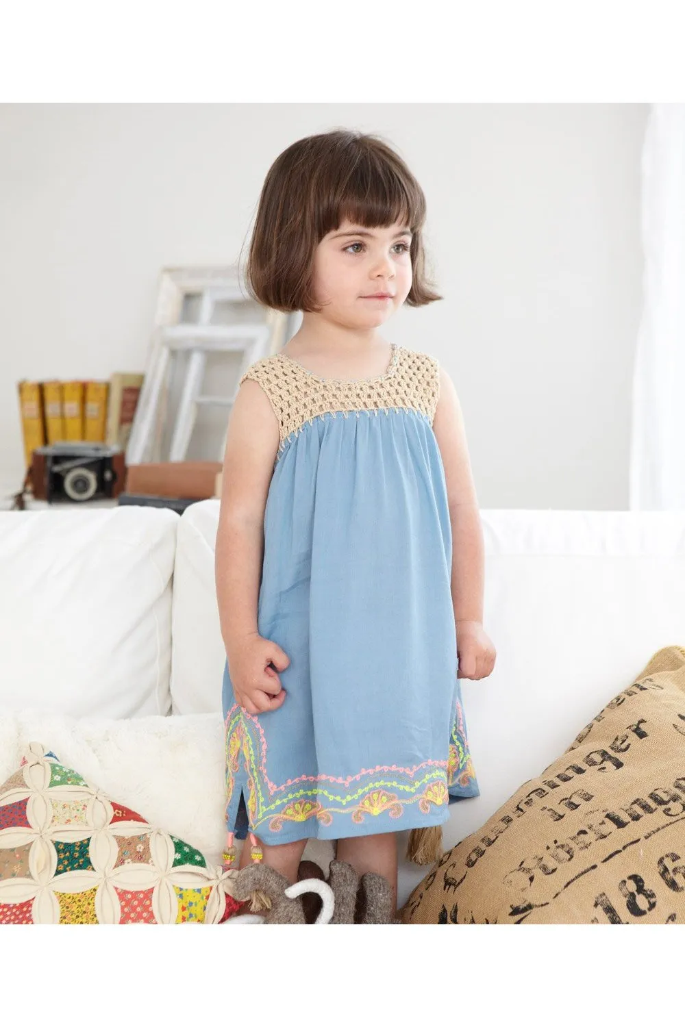 Kids Summer Breeze Crochet Dress