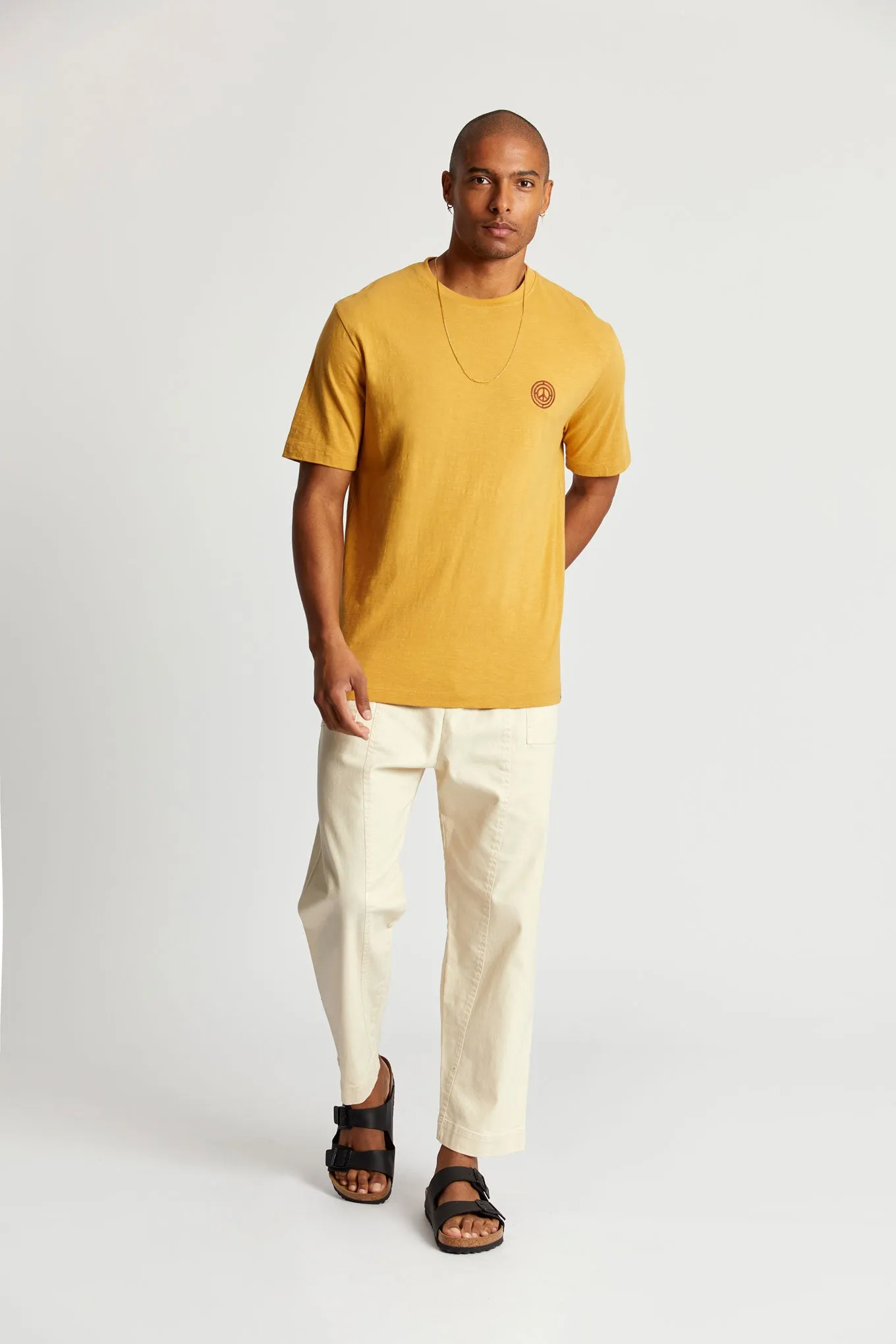 KIN Mens GOTS Organic Cotton Tee - Honey