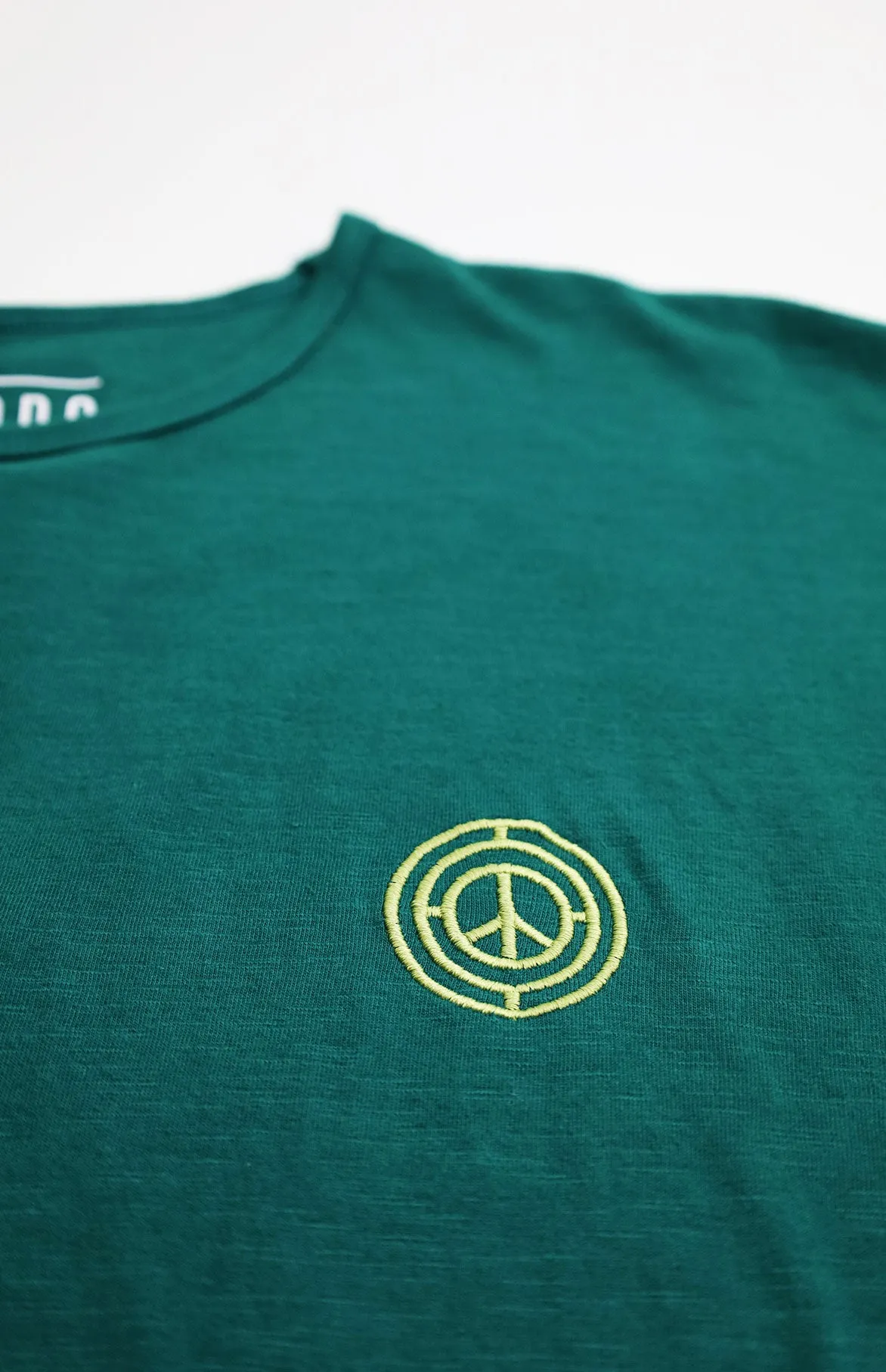 KIN Tee Mens GOTS Organic Cotton - Teal Green