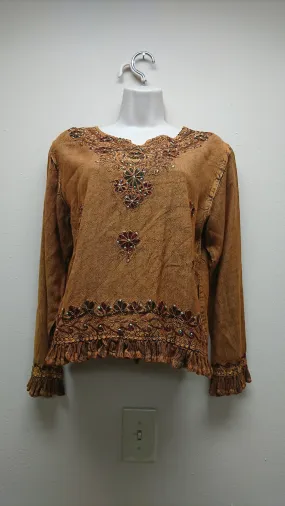 Kurti Blouse Top Light brown