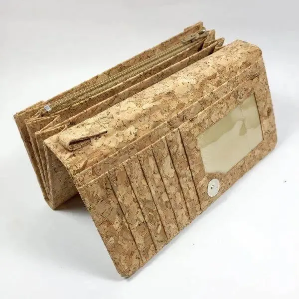 Lola vegan cork wallet By The Sea Collection