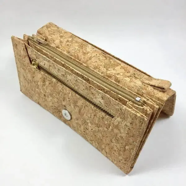 Lola vegan cork wallet By The Sea Collection