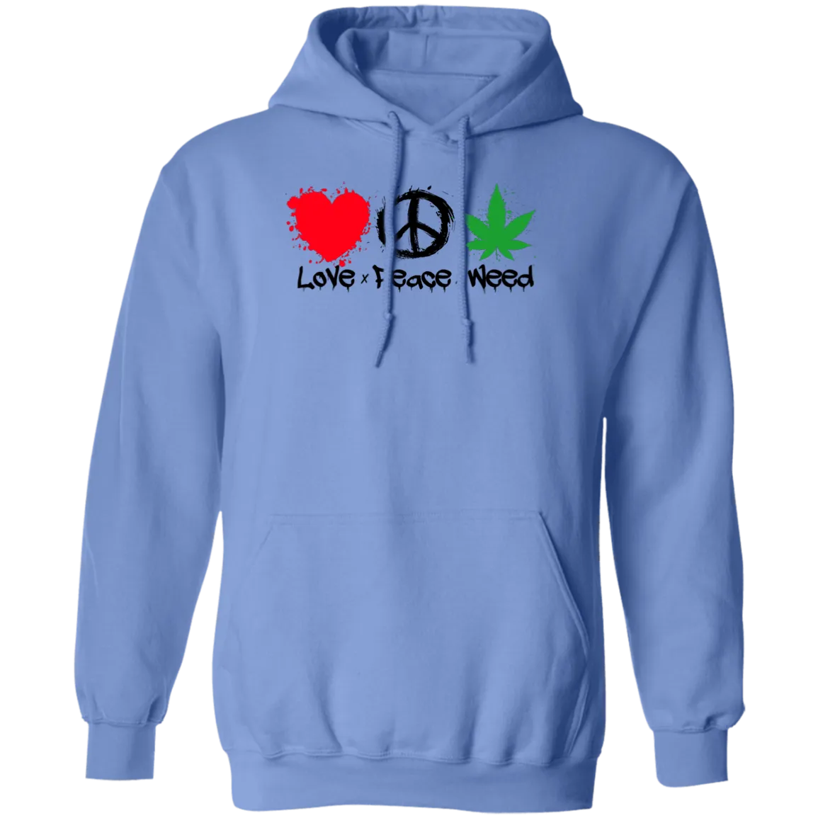 Love Peace Weed Hoodie