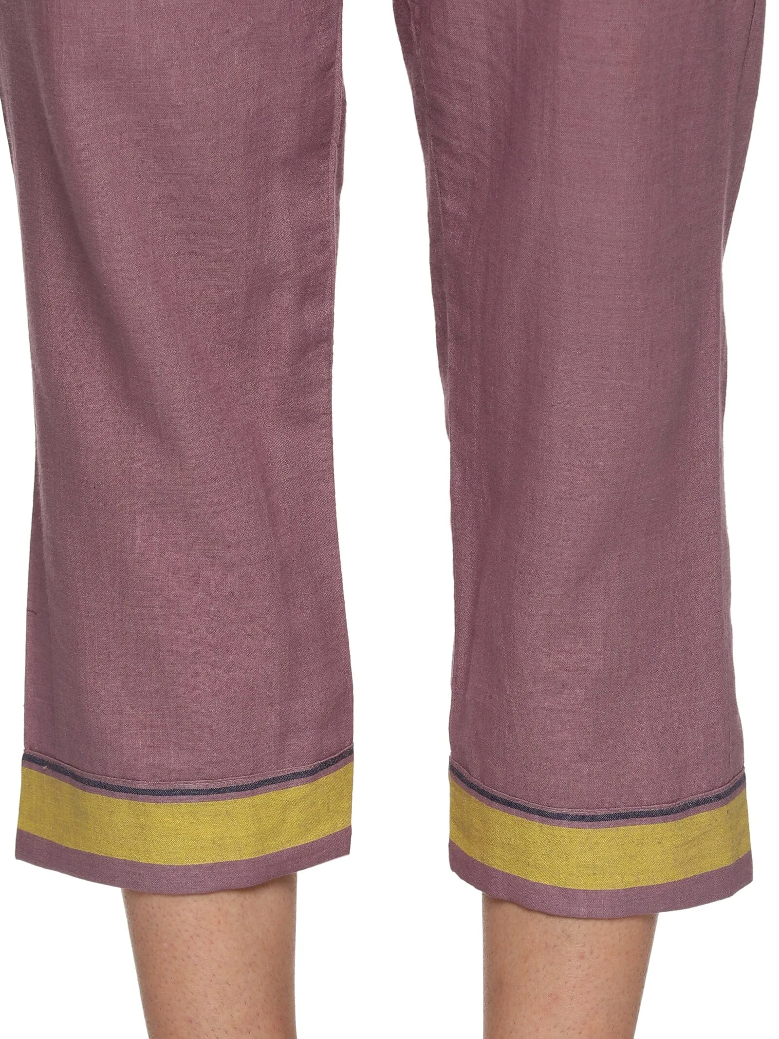 MARSHA Magenta handloom Co-ord set