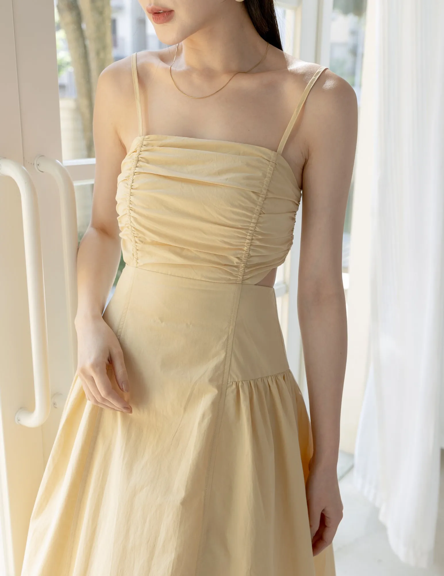 Megan Dress in Yellow