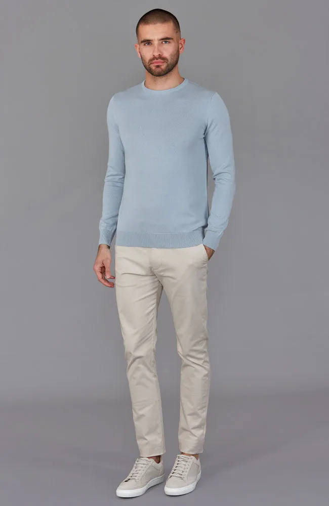 Men's 100% Cotton Crew Neck Jumper