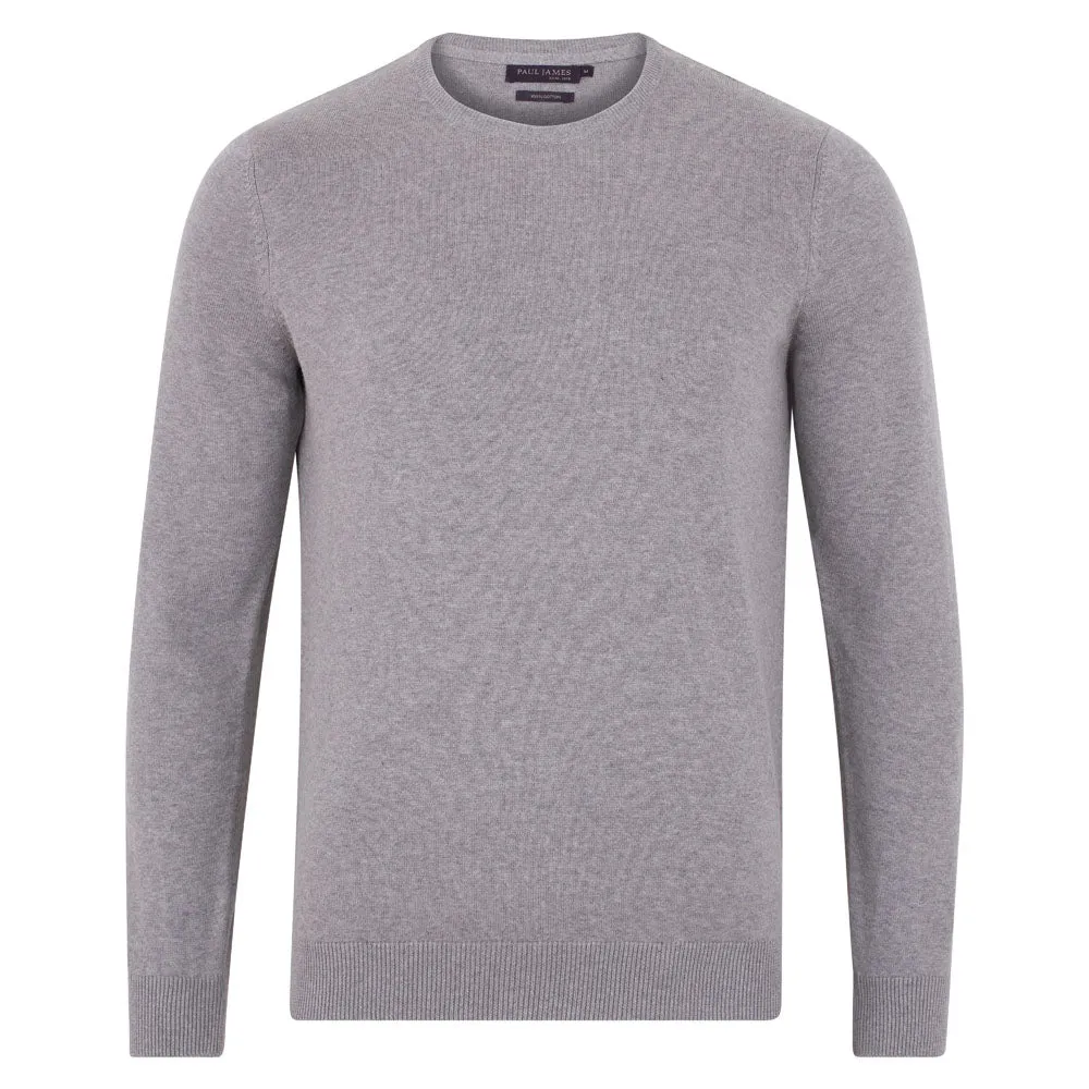 Men's 100% Cotton Crew Neck Jumper