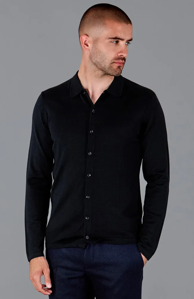 Mens Lightweight Extra Fine Merino Long Sleeve Shirt