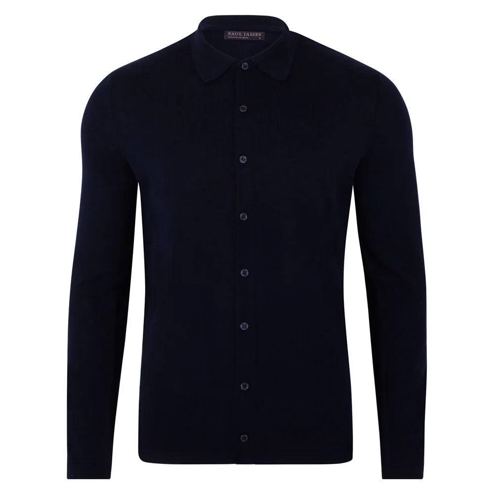 Mens Lightweight Extra Fine Merino Long Sleeve Shirt