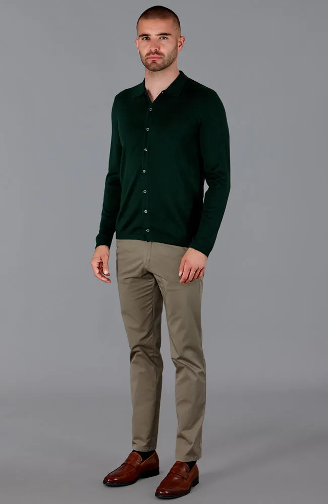 Mens Lightweight Extra Fine Merino Long Sleeve Shirt