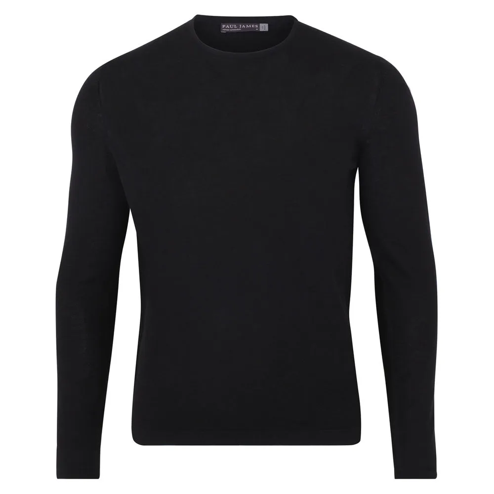 Mens Midweight Merino Activewear Hybrid Long Sleeve Top