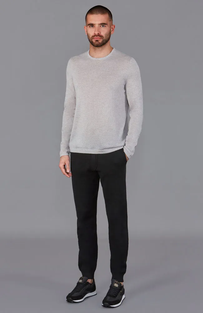 Mens Midweight Merino Activewear Hybrid Long Sleeve Top