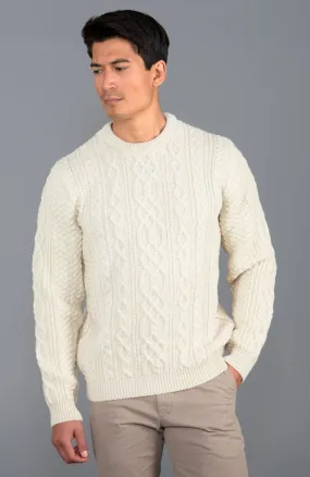 Mens Thorpe British Wool Cable Jumper