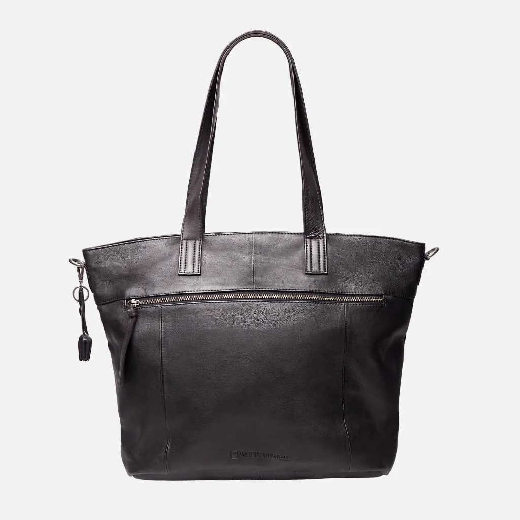 Muskens | Large Leather Tote Bag