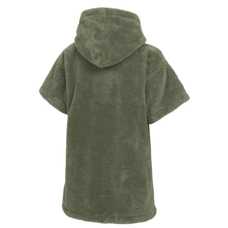 MYSTIC Poncho Teddy Kids | Olive Green