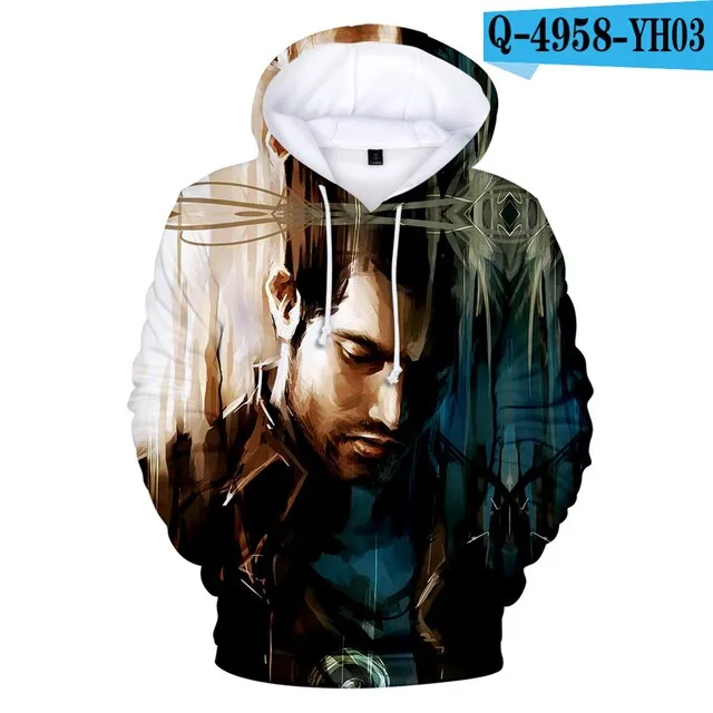 New Sport Suit Cool Teen Wolf Derek hale Hoodies Men's Clothing Hip hop Derek hale Hoody Men/boys Winter big size