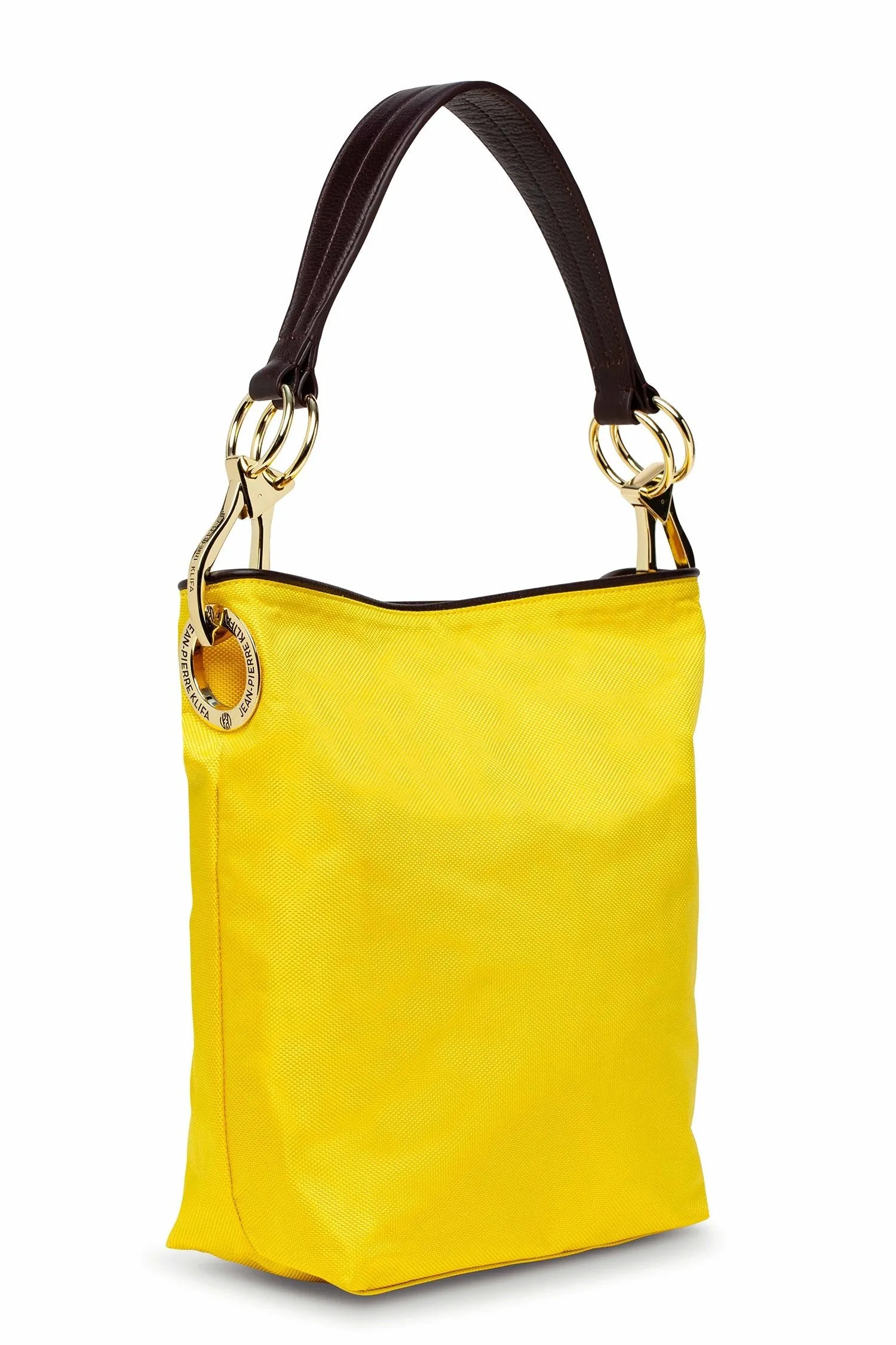 Nylon Bucket Bag Lemon