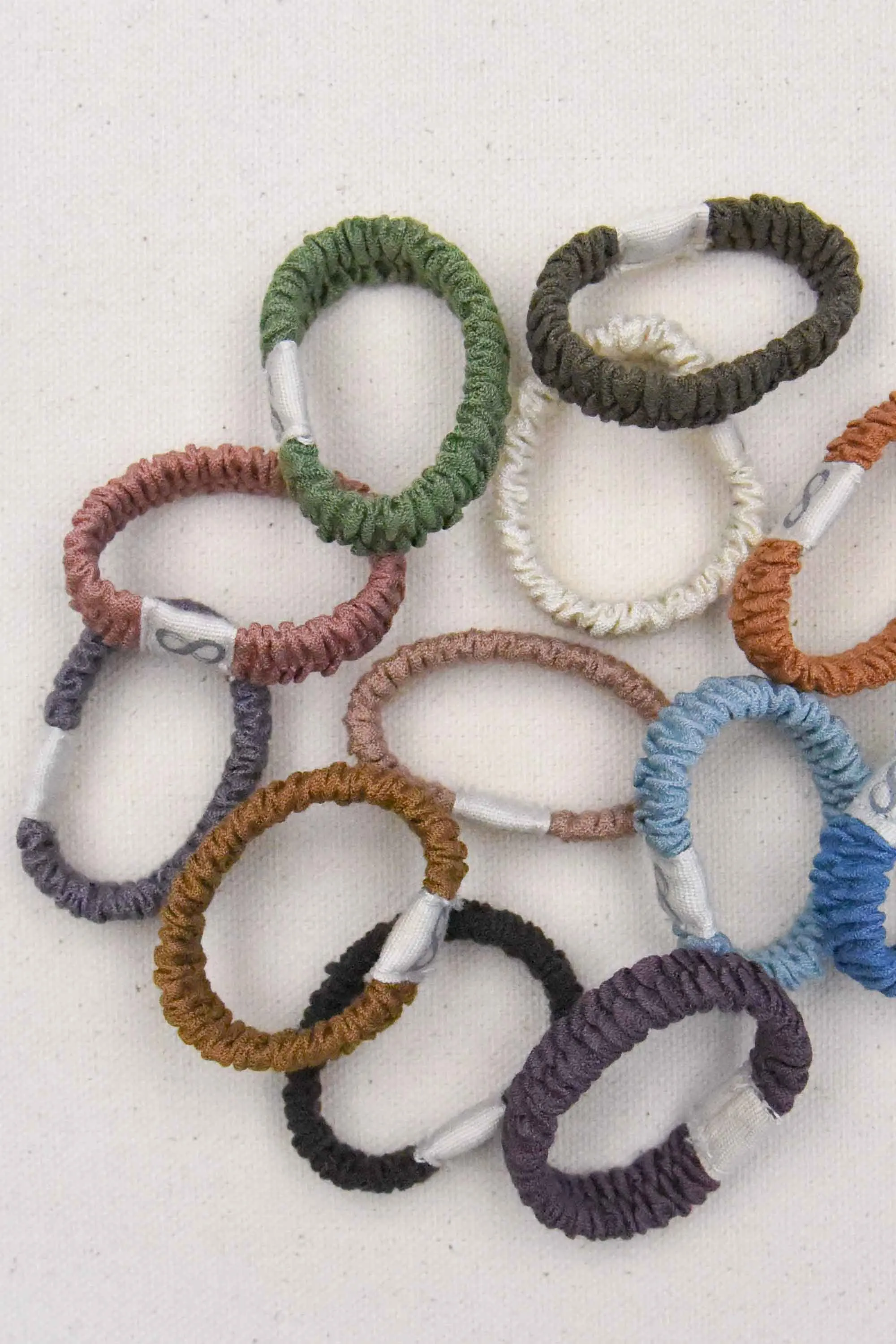 Plant-dyed Silk Hair Tie Minis