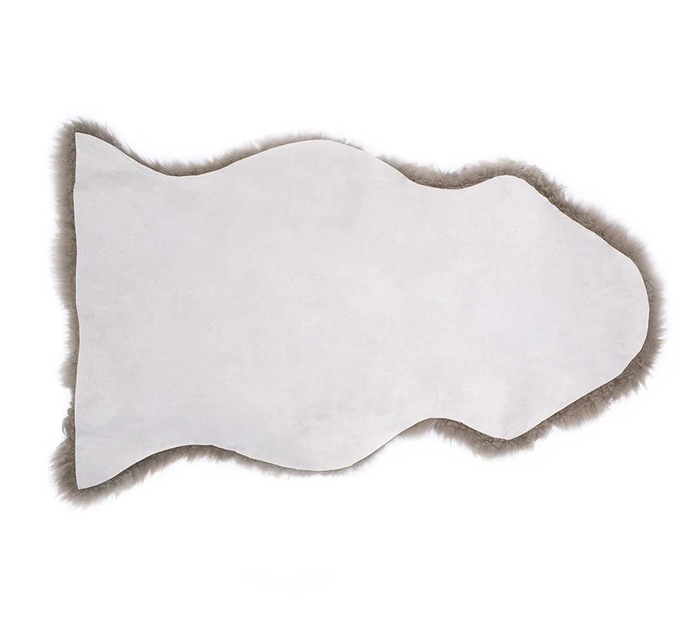 Premium Australian Sheepskin Wool Single Color Long Rugs 105cm