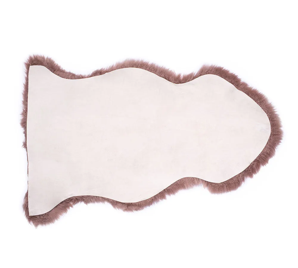 Premium Australian Sheepskin Wool Single Color Long Rugs 105cm