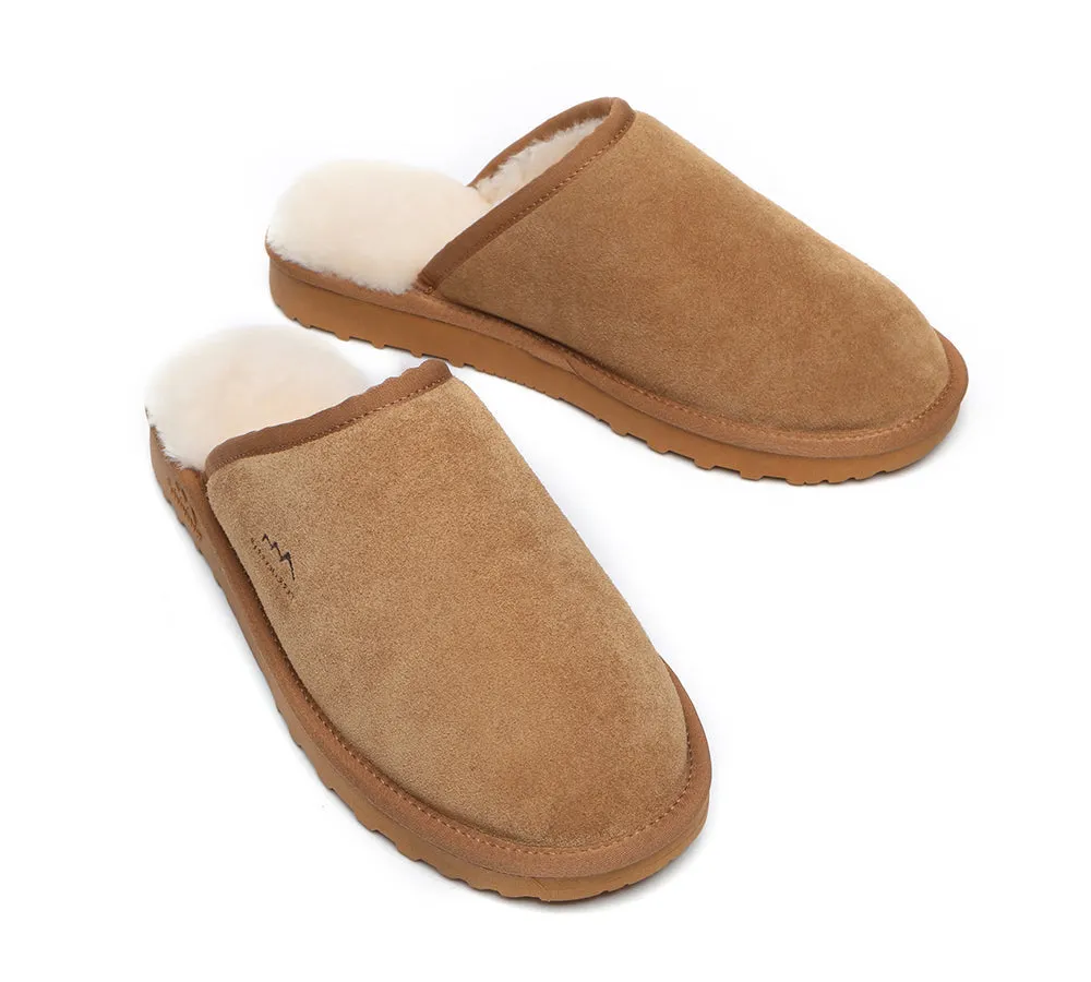 Premium Sheepskin Men Scuff Larry