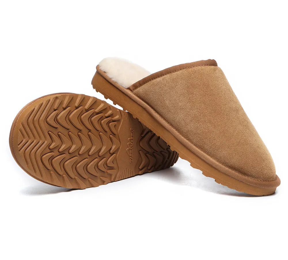 Premium Sheepskin Men Scuff Larry