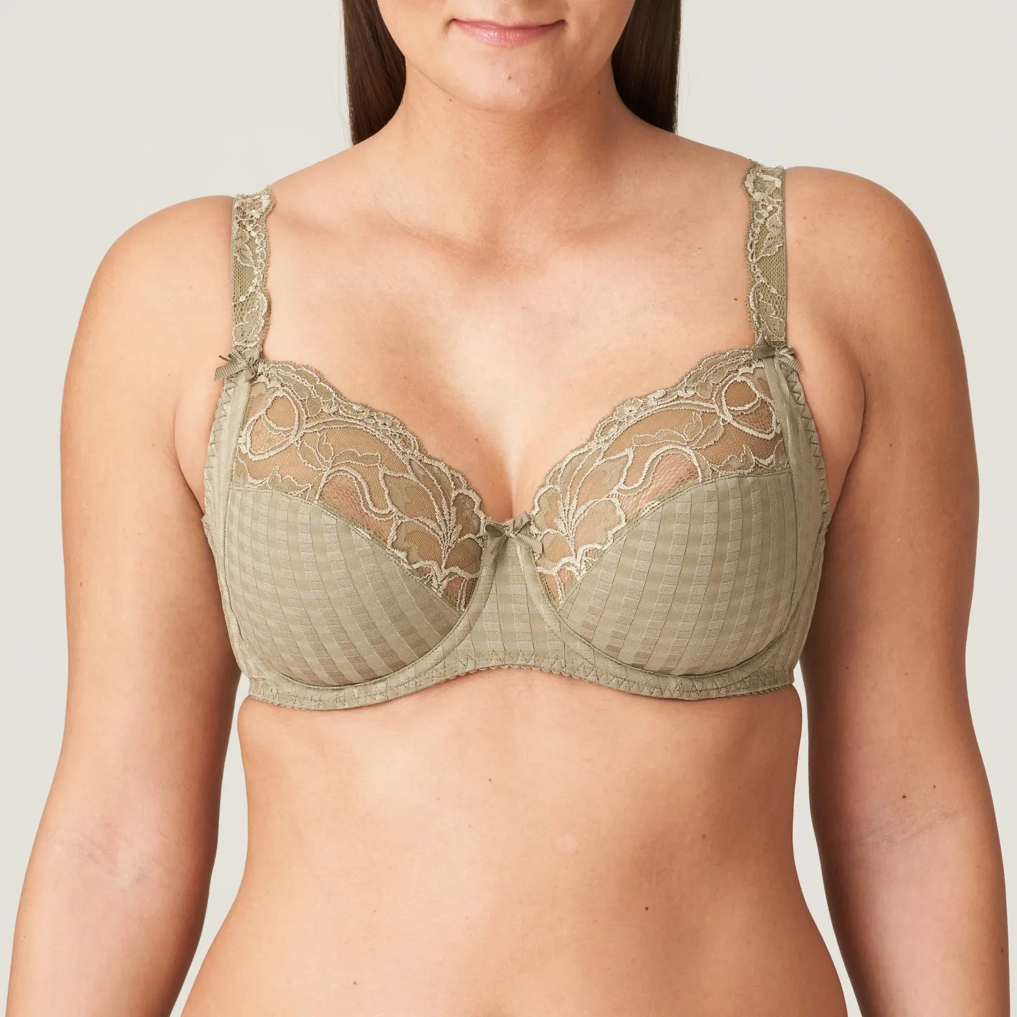 Prima Donna Full Cup Wire Bra-Madison-Golden Olive