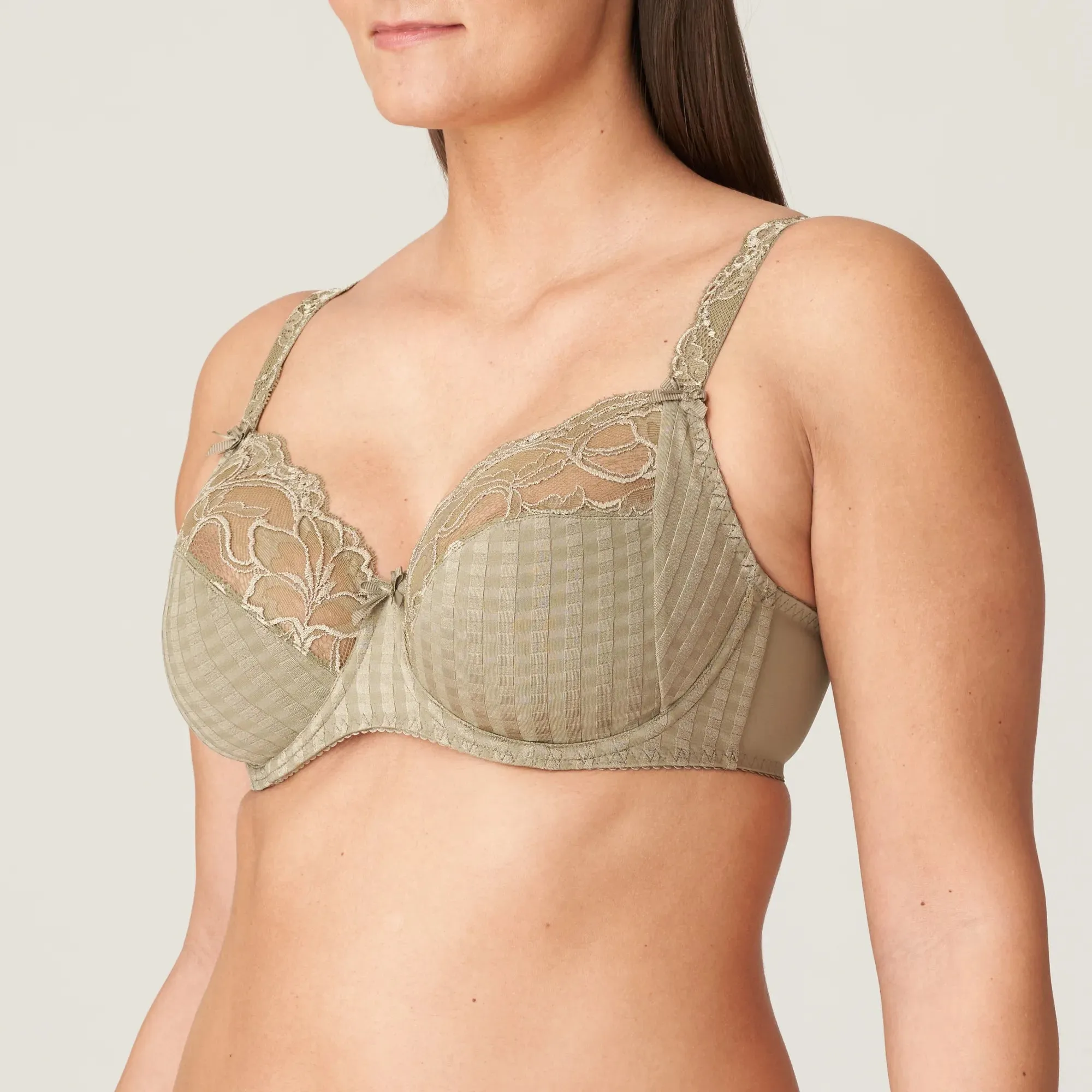 Prima Donna Full Cup Wire Bra-Madison-Golden Olive