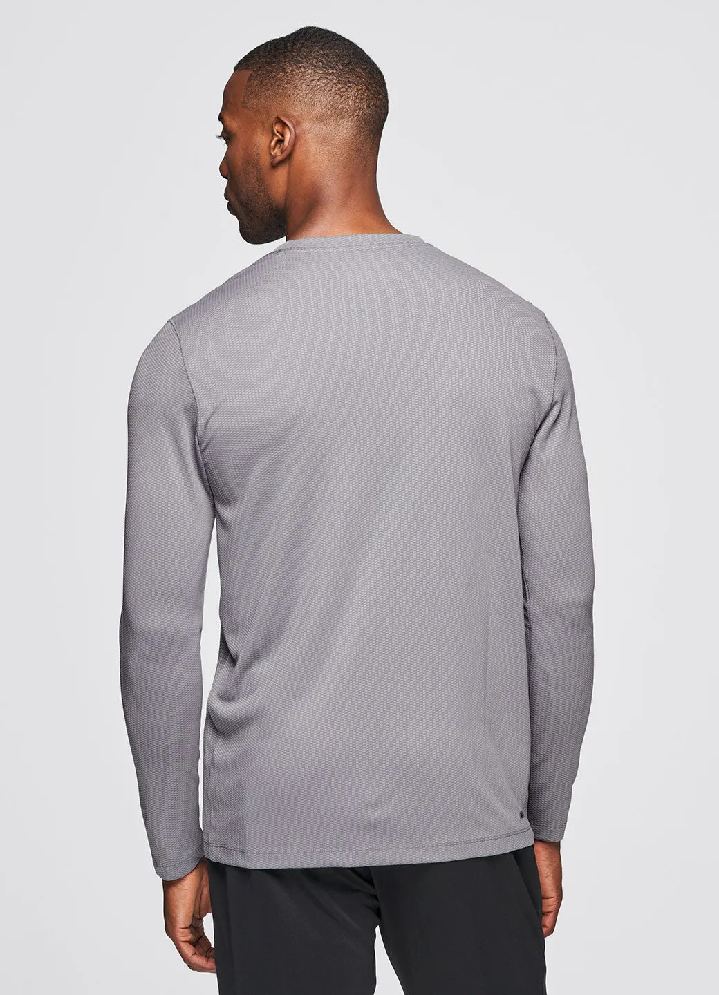 Prime Textured Long Sleeve Workout Tee