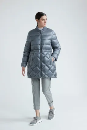 Puffer Coat - Slate