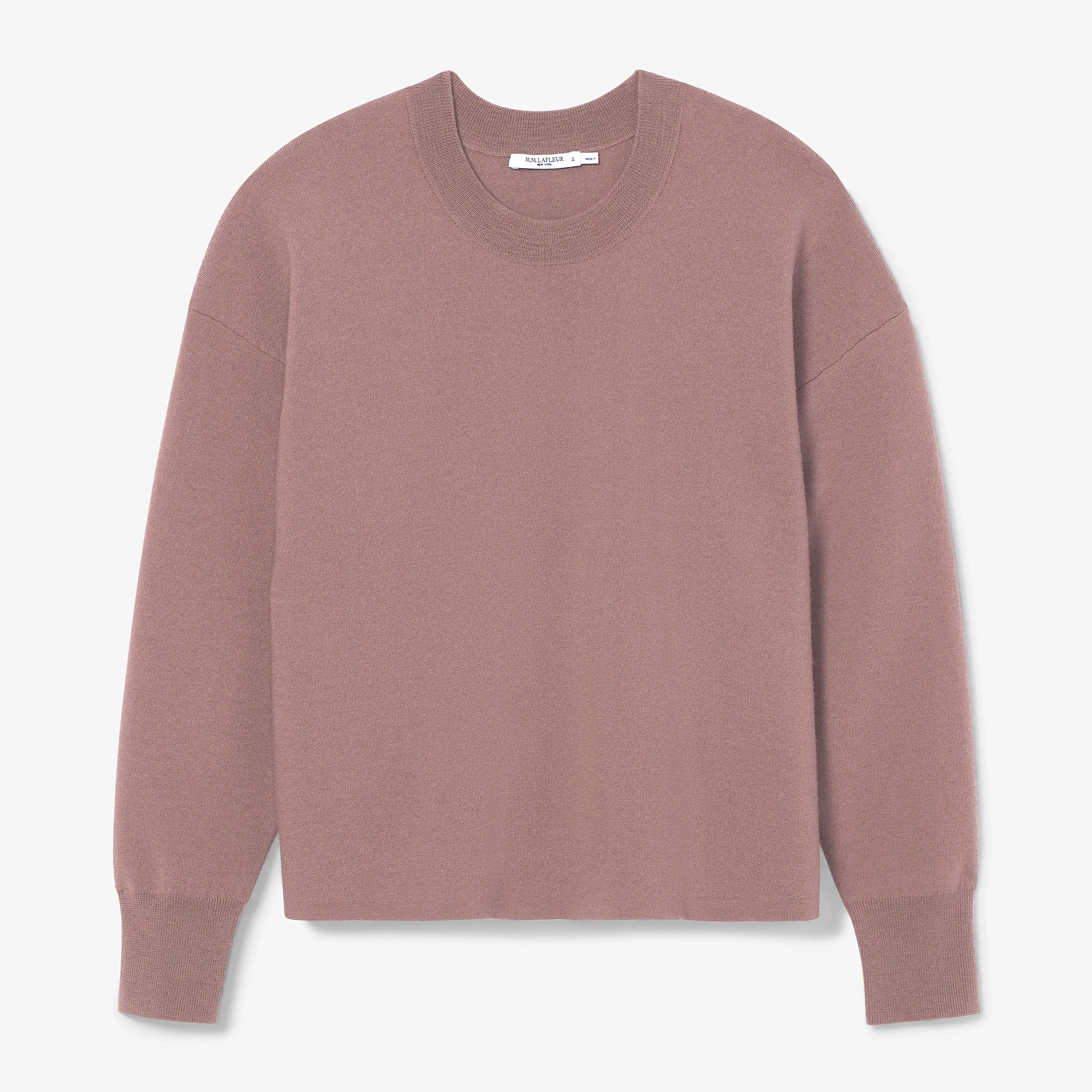 Quincy Pullover - Boiled Wool :: Rose Taupe