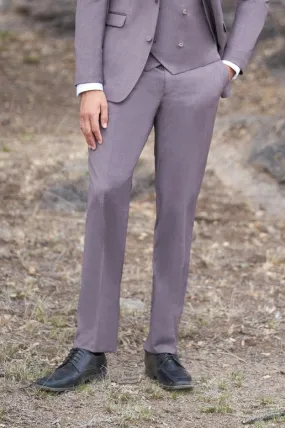 "Brunswick" Mulberry Ultra Slim Suit Pants