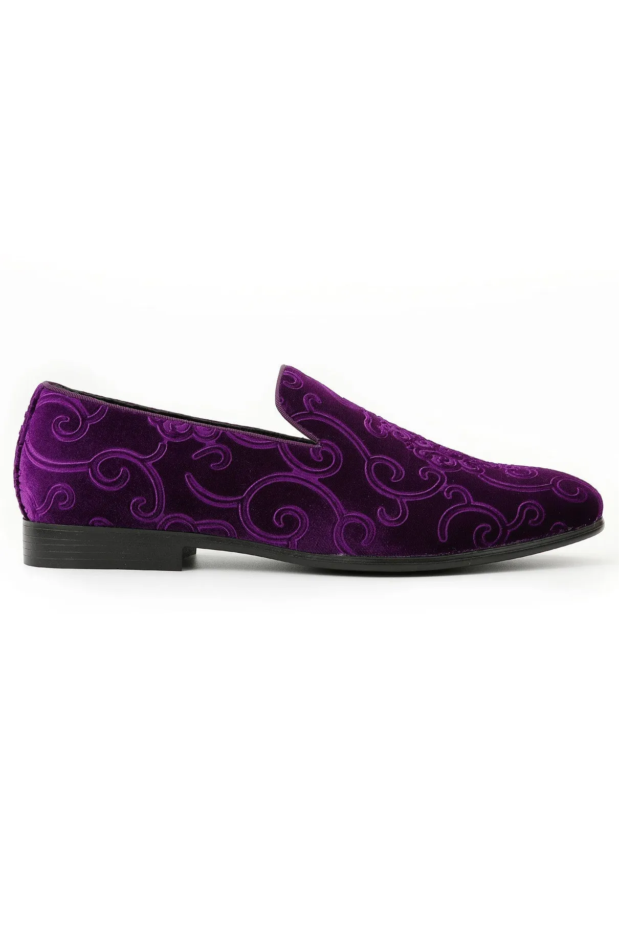 "Bryant" Purple Tuxedo Shoes