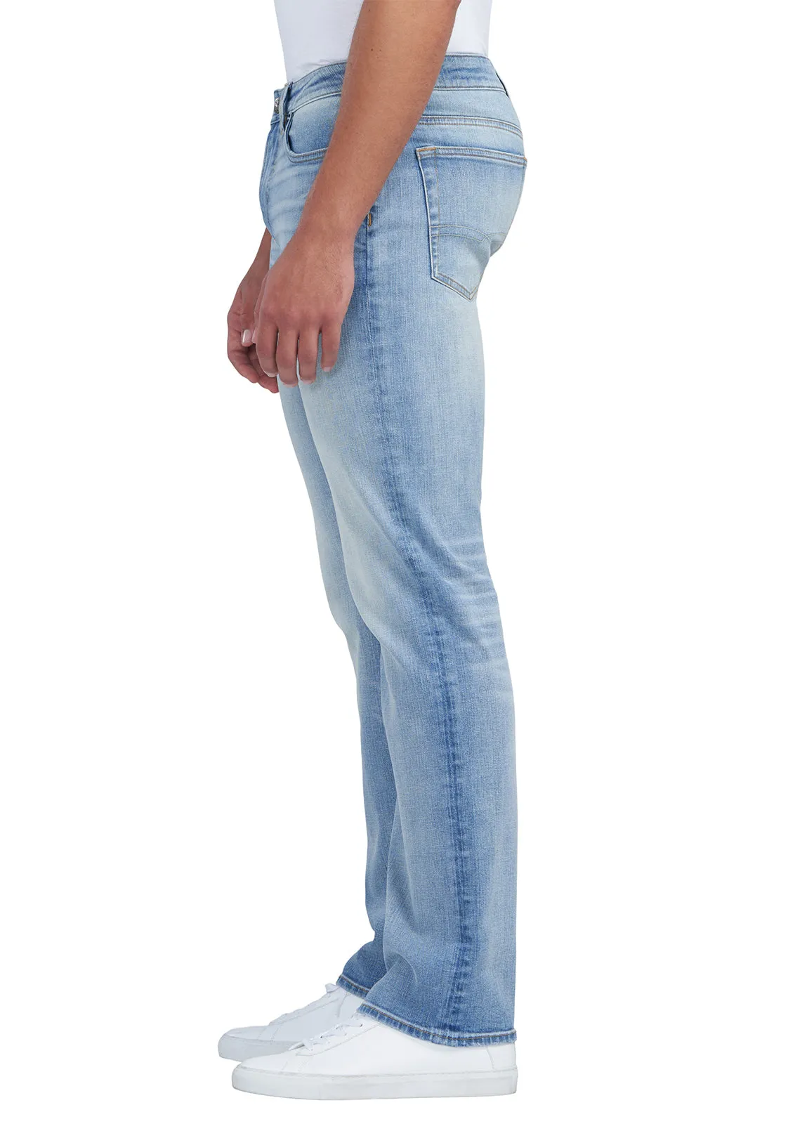 Relaxed Straight Driven Crinkled and Light Wash Jeans - BM22825