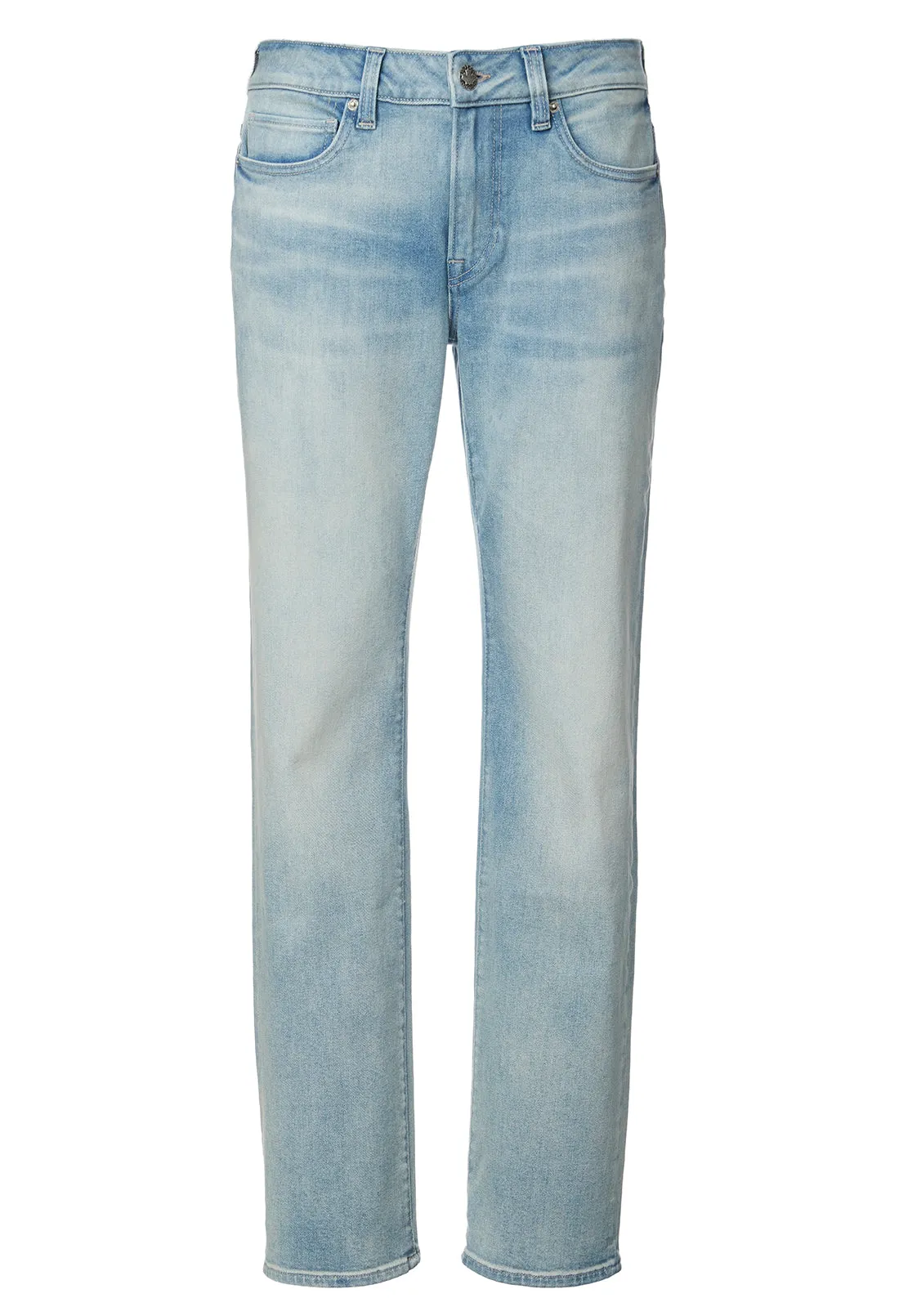 Relaxed Straight Driven Men's Jeans in Bleached Blue - BM22883