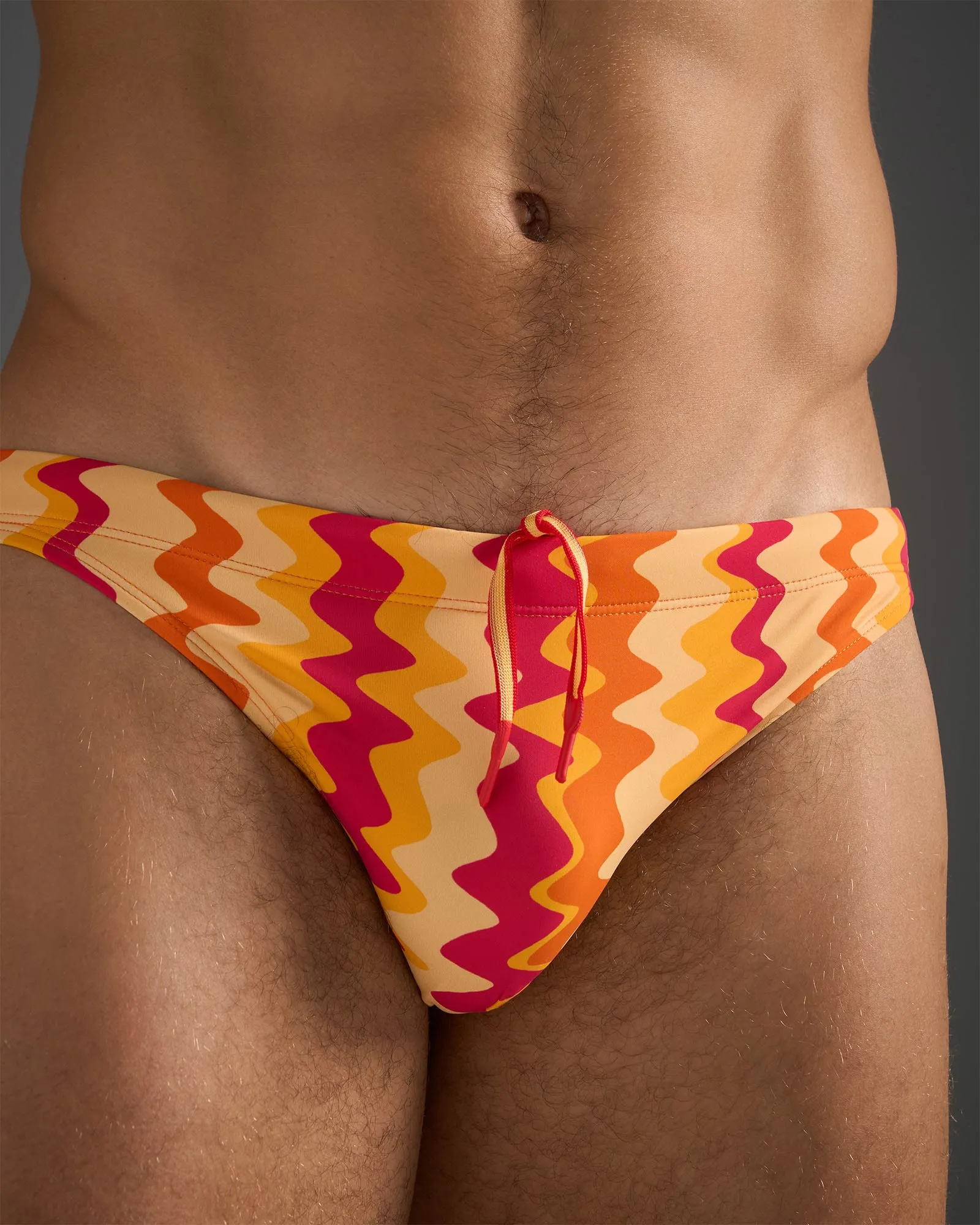 Resort Bikini Swim Brief - Red Mirage