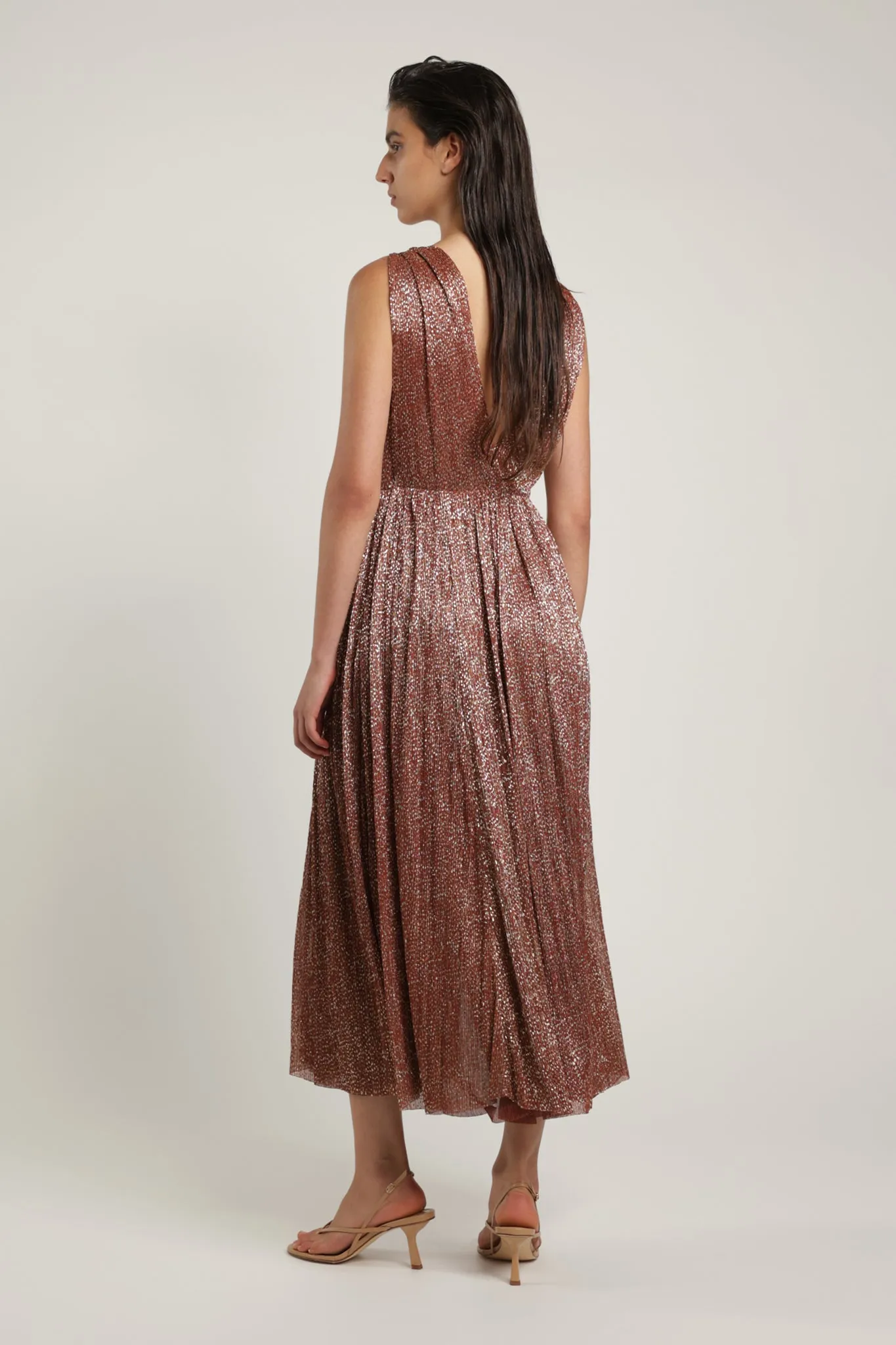 SABINA MUSAYEV Gloriosa Dress - Rust