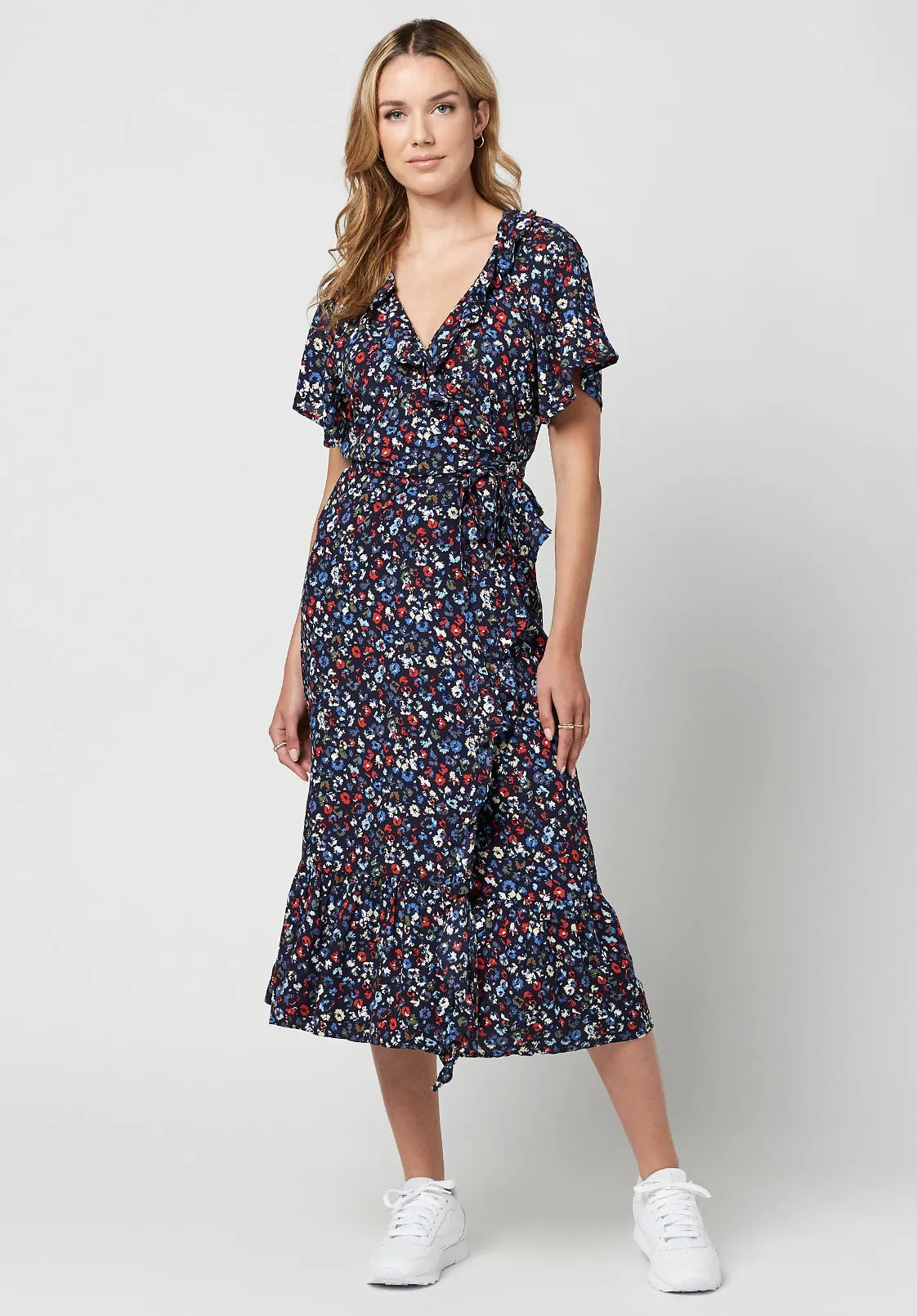 Short Sleeve Shauna Wrap Dress - WD0511H