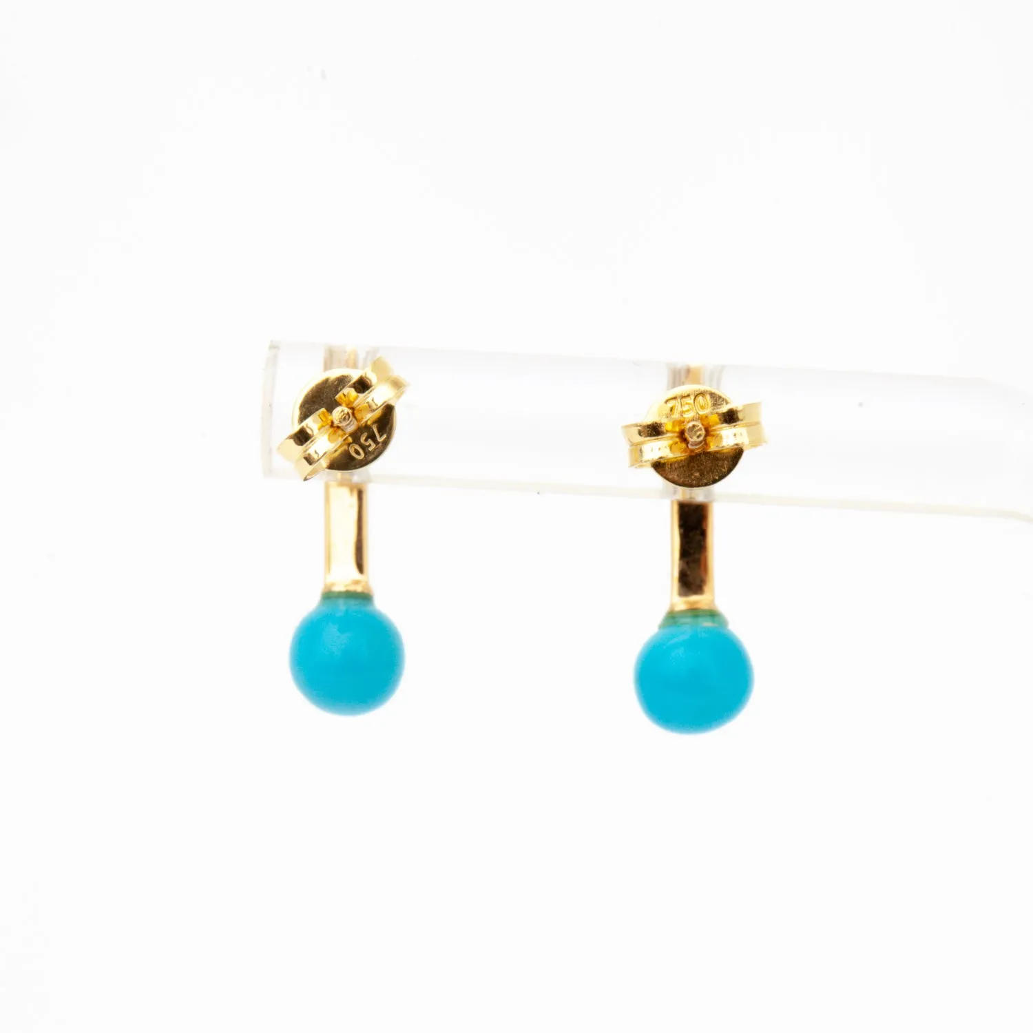 Turquoise Stx and Stones Studs