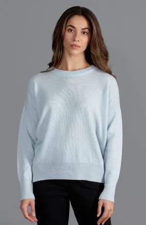 Womens 100% Cashmere Crew Neck Jumper